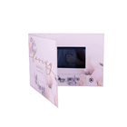 7 inch HD screen wedding video book,LCD video greeting invitation for wedding