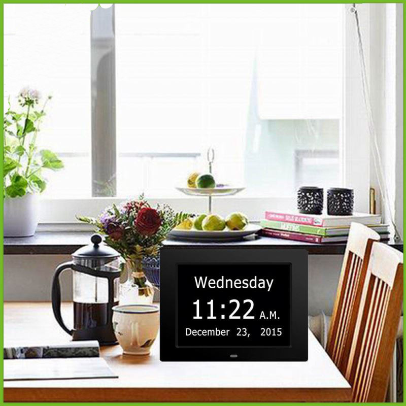 LED Digital Clock With Date And Day Of Week For Elderly
