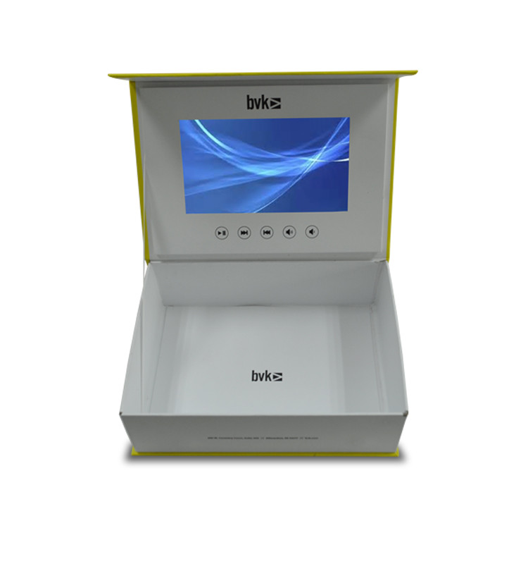 custom print LCD Video Presentation Boxes with HD screens for new