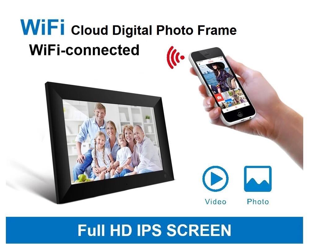 Frameo APP 10.1 Inch Frame With Touch Screen share Photos Videos Wifi