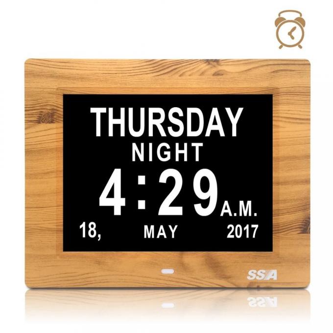 Dementia, Alzheimer's, and Memory Loss Digital Calendar Day Clock for