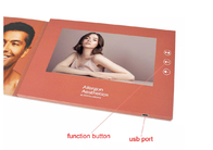 Motion activated ips lcd screens card brochure video brochure 7 inch