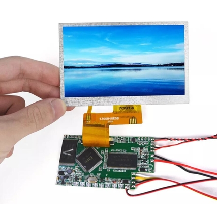 button activated 4.5/5/7/10.1 inch TFT LCD video module components for retail display fixture