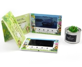 4.3/5/7/10 inch LCD video express book LCD video business card with 8GB memory