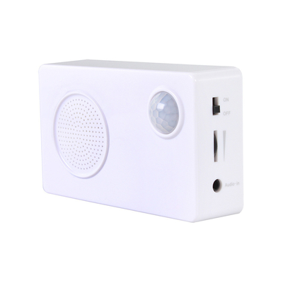 Motion sensor alarm box PIR human sensor sound box with pre-load audio