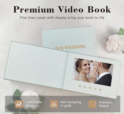 Digital Memory Book (16GB)- Memory Wedding Book 7″ IPS HD Display- Wedding Video Book – Wedding Album Book – Memories Wedding Photo