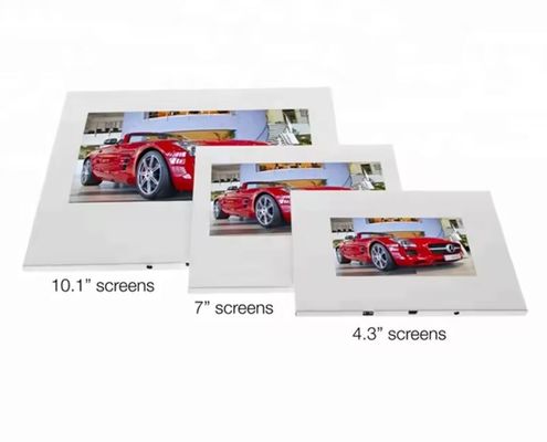 10 inch digital LCD advertising display for retail store, LCD video counter display for promotion
