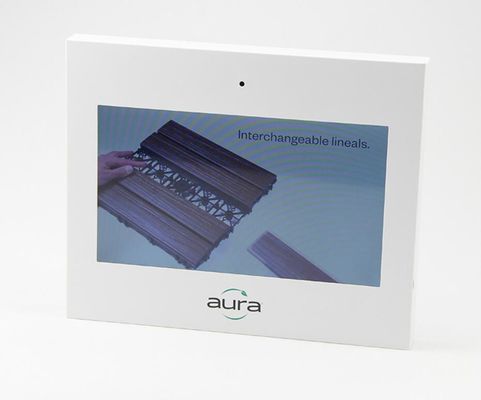 10 inch digital LCD advertising display for retail store, LCD video counter display for promotion