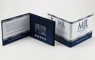 7" hardback video brochure lcd presentation folder video greeting card