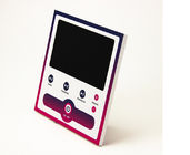 counter top cardboard vdieo screen display with 7 inch LCD screen