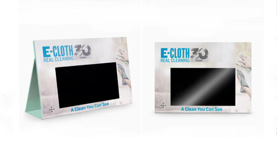 wholesale display with media video player, 10 inch branded print video display
