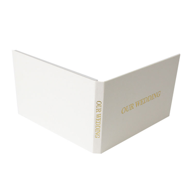 Best Day Ever Gold Foil Luxury Linen Bound Wedding Video Book Wedding Video Album Video Invitation Card 7 Inch IPS Display 4GB Lien Video Book