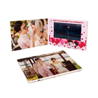 Personalized names LCD wedding photo album video for LCD video greeting card invitation