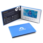 direct maile video brochure card, 7 inch video in print custom video packaging for marketing
