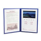 New Style lcd video book digital brochure card 256Mb A5 7 inch video mailer