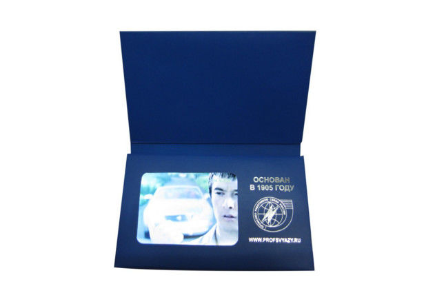 2.4 inch customized print video business card,portable video name cards video brochure name cards