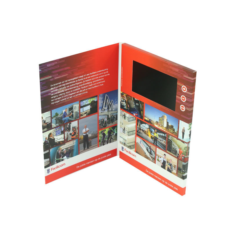 4.3 inch video brochure for event invitation,best video maketing tool video plus print
