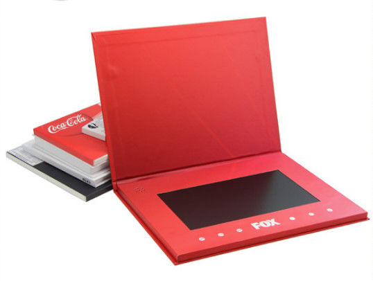 10.1 inch video brochure with hard cover, lcd video booklet with hard back
