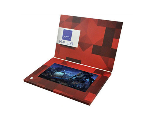 7 inch customized advertising LCD Video Mailer , video business brochure