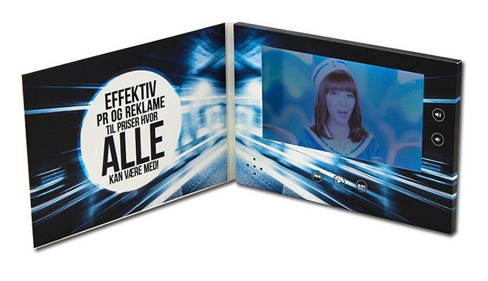 Bespoke design LCD video brochure mailer kits for event invitation