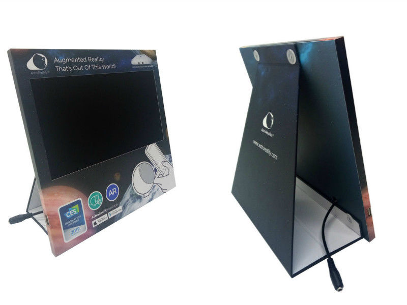 7'' shelf mount point of purchase video display auto loop play video media player