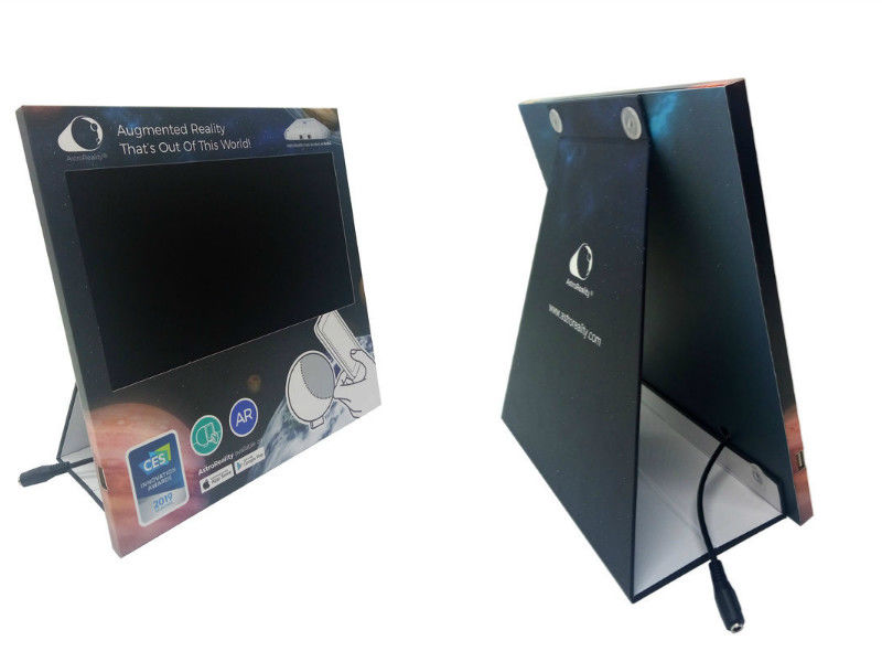LCD monitor advertising display shelf talker,retails video pop display video sign