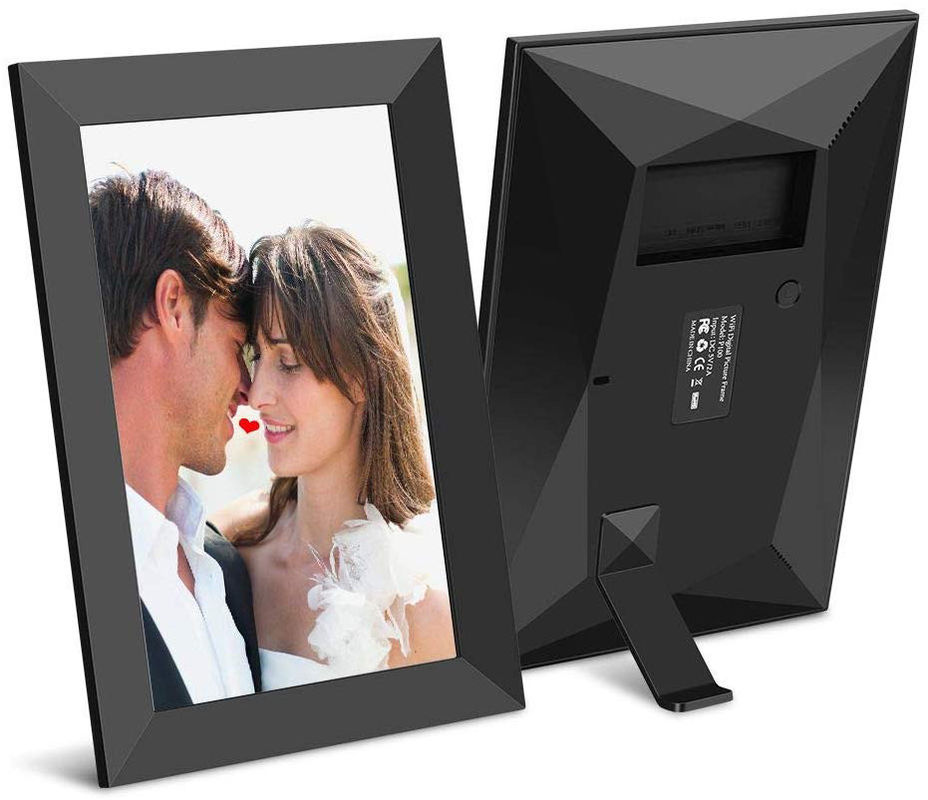 10.1 inch wifi digital picture frame with frameo app share photos function,wifi digital album frame with touch screen