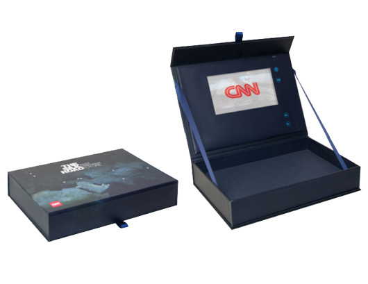 4.3 inch LCD video display box, LCD video gift box with foam inlay for ...