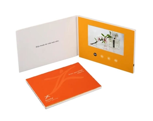 5 inch LCD video in print/custom LCD video plus print video brochure for new product launch